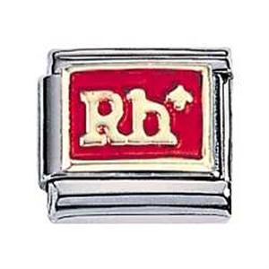 Zoppini RH+ rood.

Metaal     : staal / 18 karaat goud
Kleur       : rood
model nr. : 302.103
Maten     : 9 mm
Materiaal : staal  ,goud , emaille 
